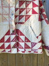 Load image into Gallery viewer, One-of-a-Kind: Ocean Waves Cropped Chore Coat (XS)