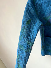 Load image into Gallery viewer, One-of-a-Kind: Indigo Overdyed Feathered Star Chore Coat