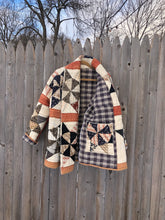Load image into Gallery viewer, One-of-a-Kind: Eight Point Star Shawl Coat (XS/S)