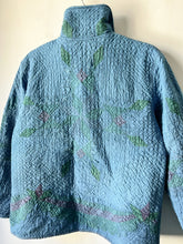 Load image into Gallery viewer, One-of-a-Kind: Indigo Overdyed Feathered Star Chore Coat
