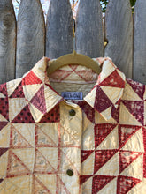 Load image into Gallery viewer, One-of-a-Kind: Ocean Waves Cropped Chore Coat (XS)