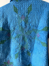 Load image into Gallery viewer, One-of-a-Kind: Indigo Overdyed Feathered Star Chore Coat