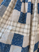 Load image into Gallery viewer, One-of-a-Kind: Nine Patch Quilt Top Skirt (L)
