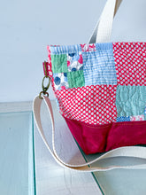 Load image into Gallery viewer, One-of-a-Kind: Four in a Four Patch Project Bag (with detachable strap)
