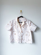 Load image into Gallery viewer, One-of-a-Kind: Antique Cutwork Embroidery Shaftsbury Shirt (L)
