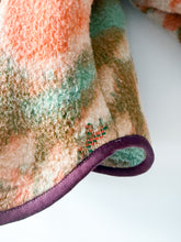 Load image into Gallery viewer, One-of-a-Kind: Multicolor Floral Ukrainian Blanket Hooded Flora Jacket (M)
