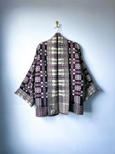 Load image into Gallery viewer, One-of-a-Kind: The Goodwin Guild Woven Coverlet Cocoon Coat (flexible sizing)
