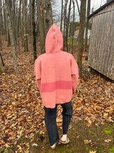 Load image into Gallery viewer, One-of-a-Kind: Hudson Bay Wool Blanket Hooded Flora Jacket (L)
