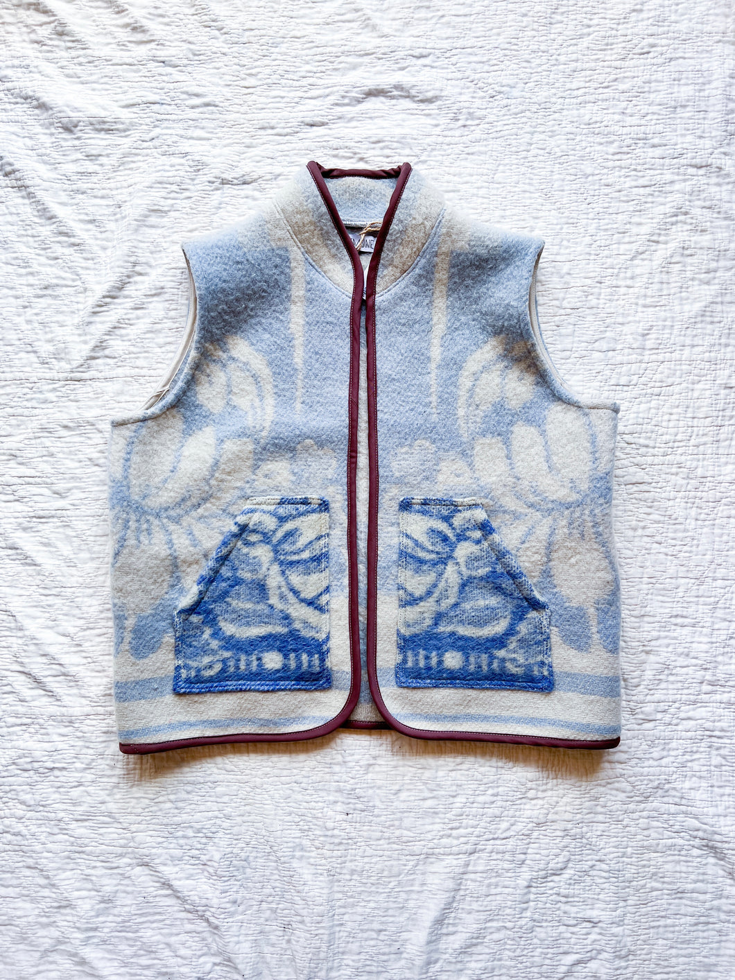 One-of-a-Kind: Orr Health Wool Blanket Colorblock Vest (M/L)