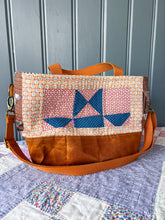 Load image into Gallery viewer, One-of-a-Kind: Aunt Eliza’s Star Project Bag (with detachable strap)
