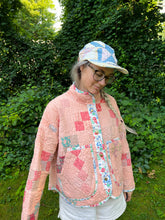 Load image into Gallery viewer, One-of-a-Kind: Overdyed Four Patch Flora Jacket (M)
