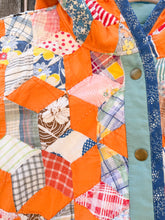Load image into Gallery viewer, One-of-a-Kind: Tumbling Star KID’S Hooded Flora Jacket (9 year)
