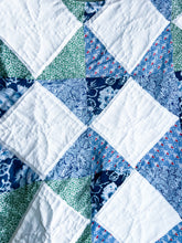 Load image into Gallery viewer, One-of-a-Kind: Diamond Block Quilt Pullover (S/M)
