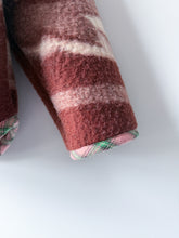 Load image into Gallery viewer, One-of-a-Kind: Chocolate Floral Ukrainian Blanket Flora Jacket (L)
