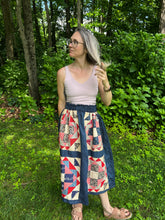 Load image into Gallery viewer, One-of-a-Kind: Summer&#39;s Dream Quilt Top Skirt (M)
