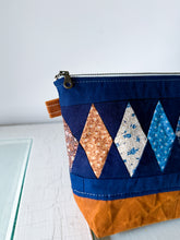 Load image into Gallery viewer, One-of-a-Kind: Autumn Diamond Zip Pouch
