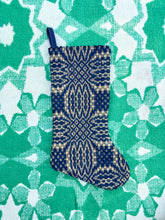 Load image into Gallery viewer, One-of-a-Kind: Antique Coverlet Stocking #1
