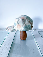 Load image into Gallery viewer, One-of-a-Kind: Leaves and Florals Vintage Wool Blanket 5 Panel Hat
