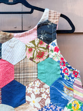 Load image into Gallery viewer, One-of-a-Kind: Antique Hexagon Quilt Top Turnaround Tank (S)
