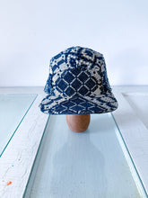 Load image into Gallery viewer, One-of-a-Kind: Navy Coverlet 5 Panel Hat
