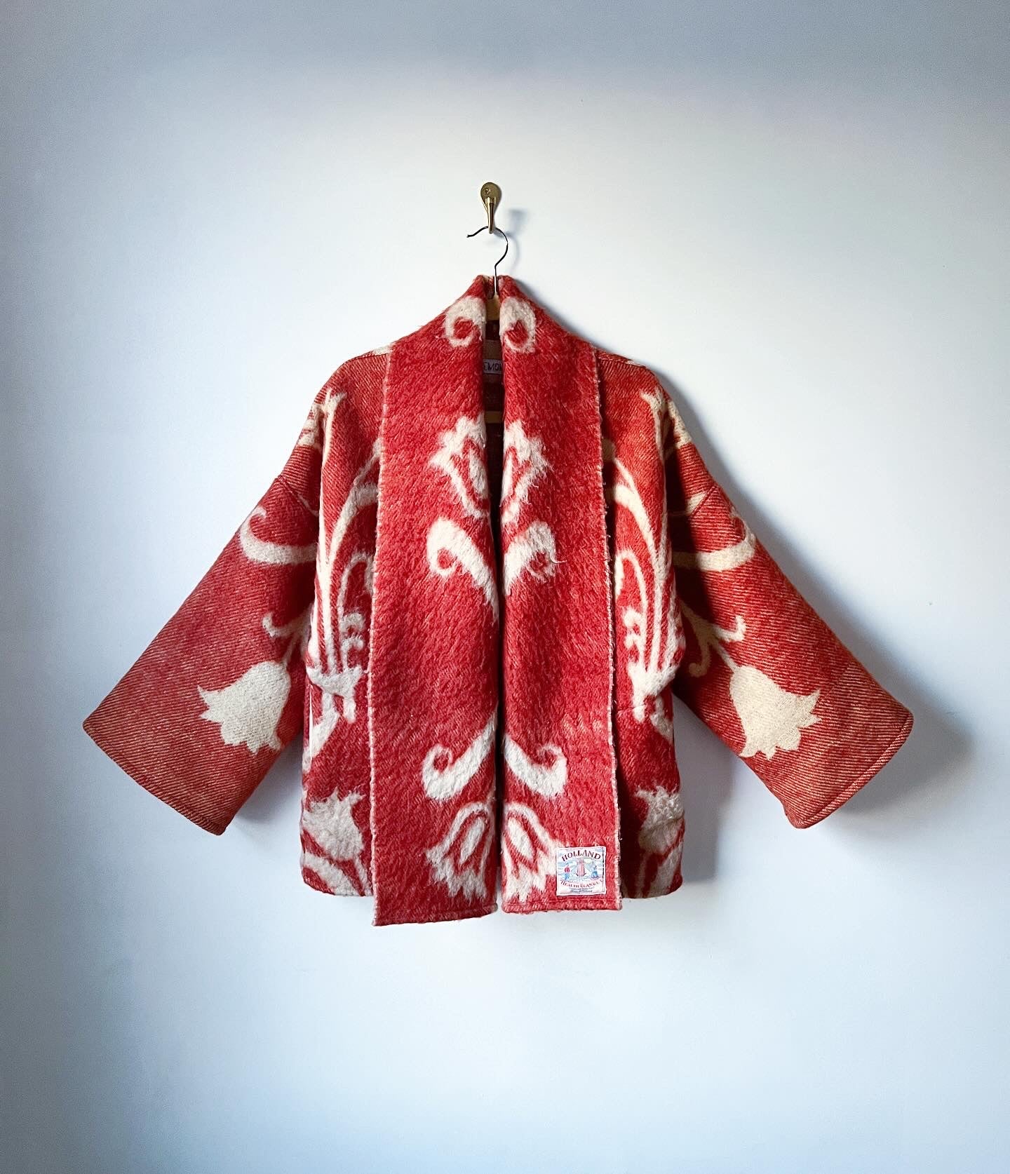 One-of-a-Kind: Vintage Holland Health Wool Blanket Cocoon Coat