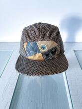 Load image into Gallery viewer, One-of-a-Kind: 19th Century Hourglass Block 5 Panel Hat
