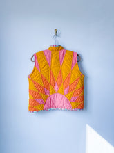 Load image into Gallery viewer, One-of-a-Kind: Sunburst Quilt Vest (XS/S)
