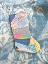 Load image into Gallery viewer, One-of-a-Kind: Scrappy Quilt Stocking
