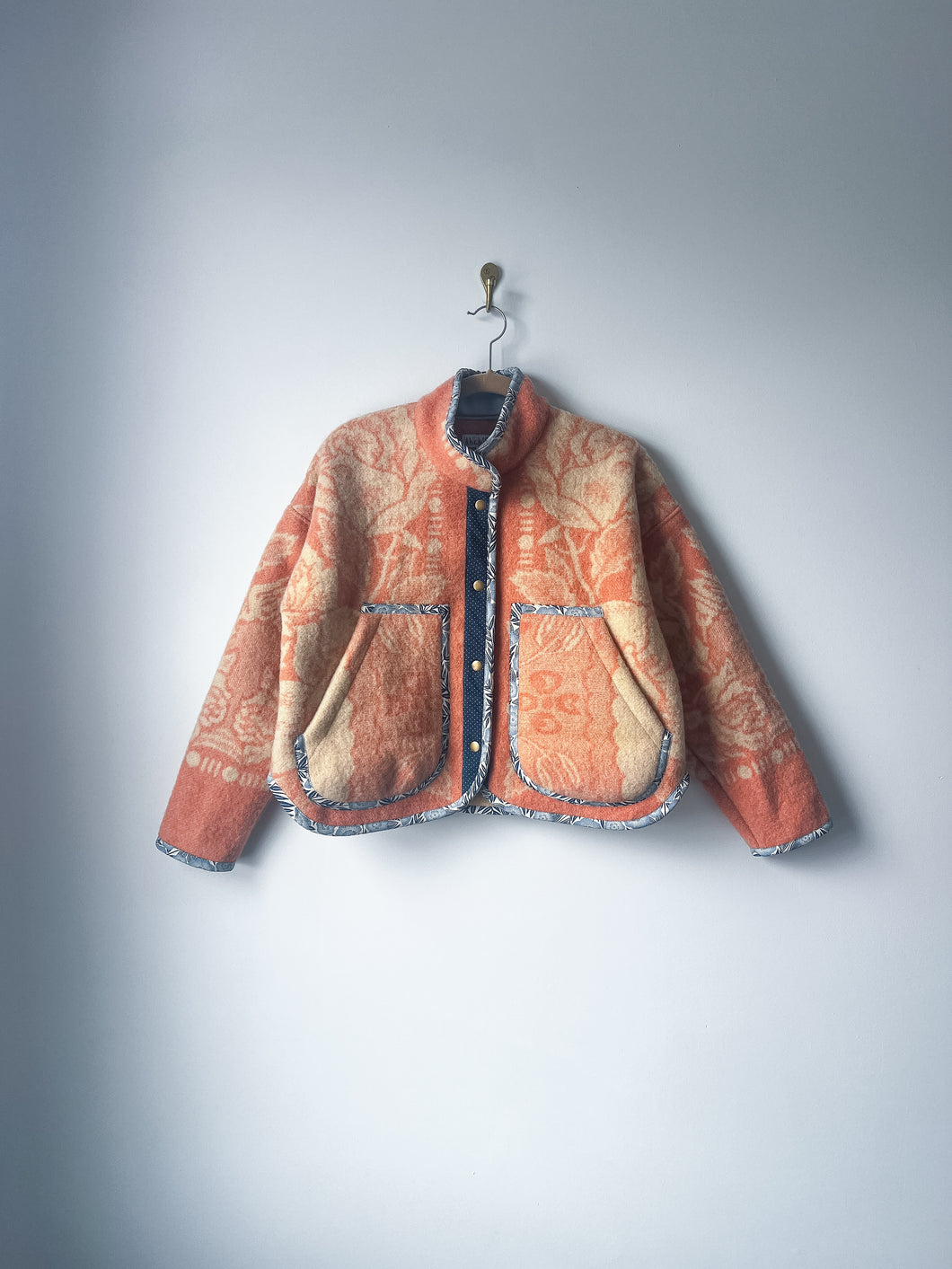 One-of-a-Kind: Orr Health Wool Blanket Flora Jacket (S)