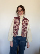 Load image into Gallery viewer, One-of-a-Kind: Burgundy Ukrainian Blanket Vest (S) #2
