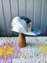 Load image into Gallery viewer, One-of-a-Kind: Indigo Ocean Waves 5 Panel Hat
