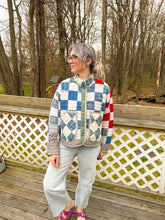 Load image into Gallery viewer, One-of-a-Kind: Patchwork Flora Jacket (S)

