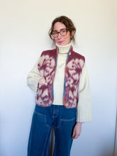 Load image into Gallery viewer, One-of-a-Kind: Burgundy Ukrainian Blanket Vest (S) #2
