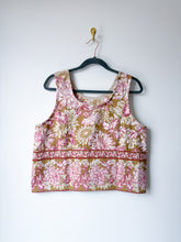 Load image into Gallery viewer, One-of-a-Kind: April Cornell Tablecloth Turnaround Tank (M)
