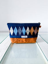 Load image into Gallery viewer, One-of-a-Kind: Autumn Diamond Zip Pouch
