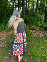 Load image into Gallery viewer, One-of-a-Kind: Summer&#39;s Dream Quilt Top Skirt (M)
