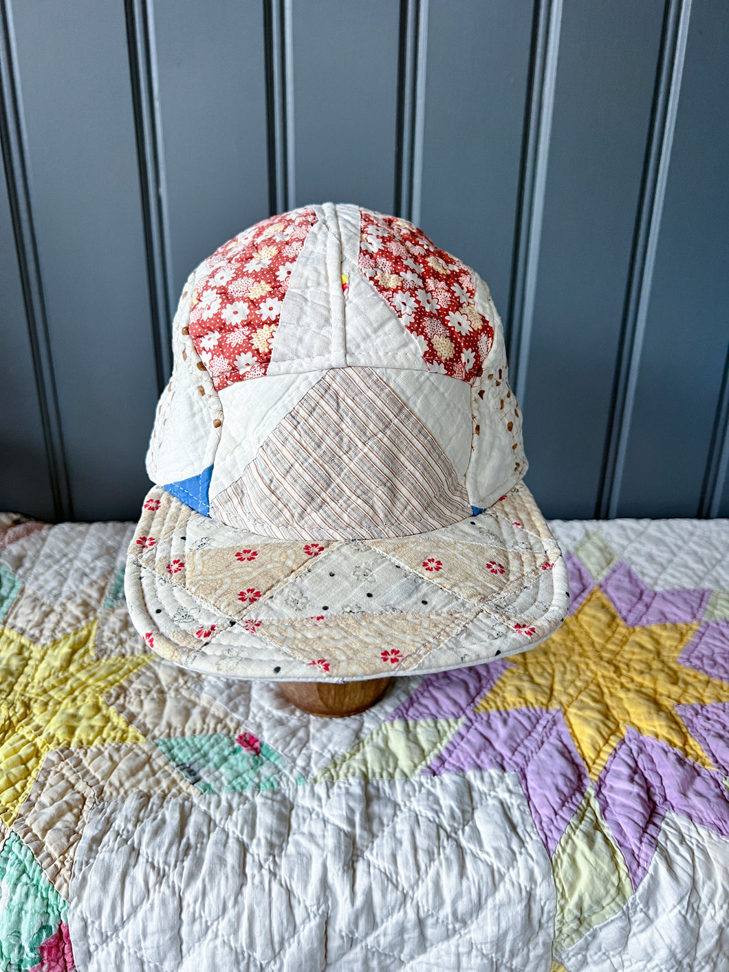 One-of-a-Kind: Autumn Floral 5 Panel Hat