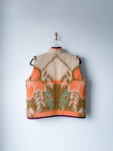 Load image into Gallery viewer, One-of-a-Kind: Multicolor Floral Ukrainian Blanket Vest (XS-M)
