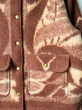 Load image into Gallery viewer, One-of-a-Kind: Chocolate Floral Blanket Field Jacket (L)
