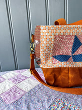 Load image into Gallery viewer, One-of-a-Kind: Aunt Eliza’s Star Project Bag (with detachable strap)
