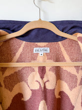 Load image into Gallery viewer, One-of-a-Kind: Brown and Tan Floral Vintage Ukrainian Blanket Flora Jacket (M)
