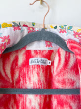 Load image into Gallery viewer, One-of-a-Kind: Red Floral Ukrainian Blanket Flora Jacket (M)
