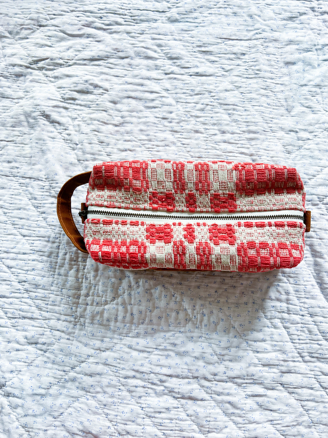 One-of-a-Kind: Coverlet Travel Pocket #4 (cotton lined)