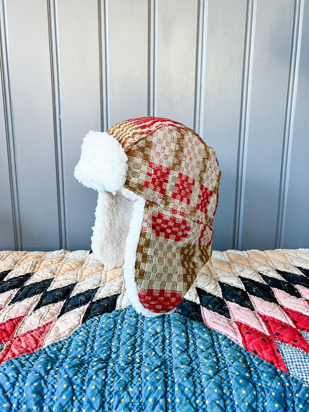 One-of-a-Kind: Coverlet Aviator Hat (Adult L)