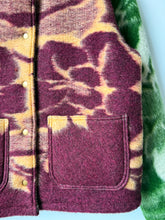 Load image into Gallery viewer, One-of-a-Kind: Colorblock Floral Blanket Field Jacket (M)
