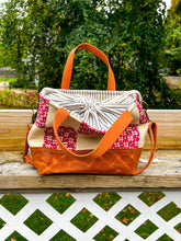 Load image into Gallery viewer, One-of-a-Kind: Wool Patchwork Project Bag (with detachable strap)
