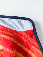 Load image into Gallery viewer, One-of-a-Kind: Red and Goldenrod Floral Ukrainian Blanket Flora Jacket (S)
