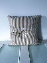 Load image into Gallery viewer, One-of-a-Kind: Navy and Cream Coverlet Throw Pillow Cover #2
