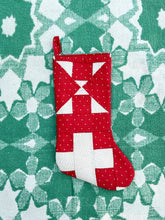 Load image into Gallery viewer, One-of-a-Kind: Chimney Sweep Quilt Stocking #2
