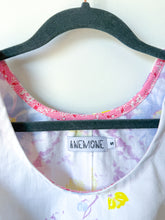 Load image into Gallery viewer, One-of-a-Kind: Vintage Sunfaded Floral Tablecloth Turnaround Tank (S)
